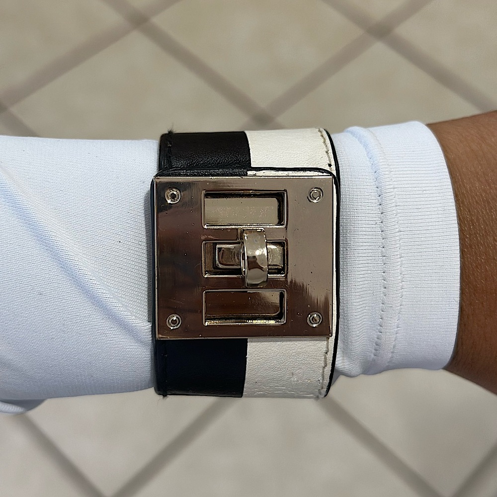 Unique Black and White wristband
